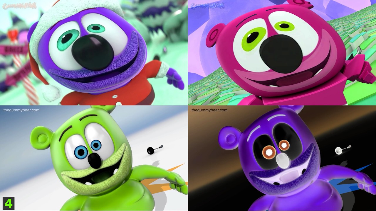 1 MILLION MULTI LANGUAGE Gummy Bear Gummibär Song | Super Cool Visual & Audio Effects Edit