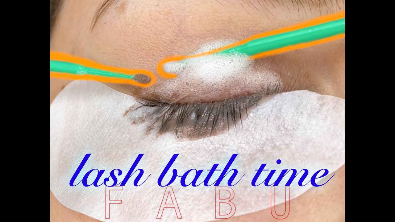 DEEP CLEAN/ LASH BATH TIME *ODDLY SATISFYING VIDEO*