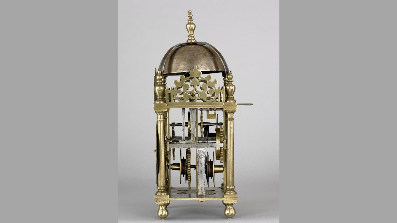 Clocktime: Earliest Known Lantern Clock by Robert Harvey c1610, 03 Duration and movement