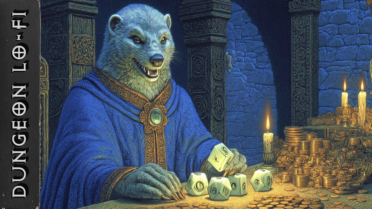 Keeping focus as candles flicker past midnight in the tavern  | Dark Fantasy Lofi