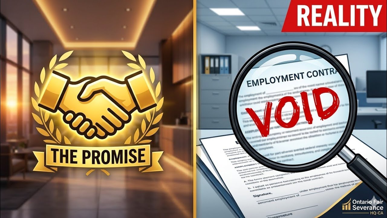 The Promise vs Reality in Your Severance Package &mdash; What Ontario Employers Won't Tell You
