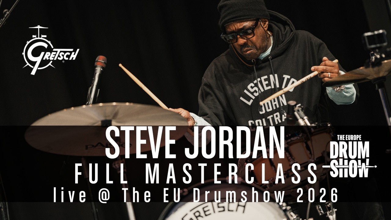 Steve Jordan - Masterclass | Main Stage Performance live at The Europe Drumshow 2026