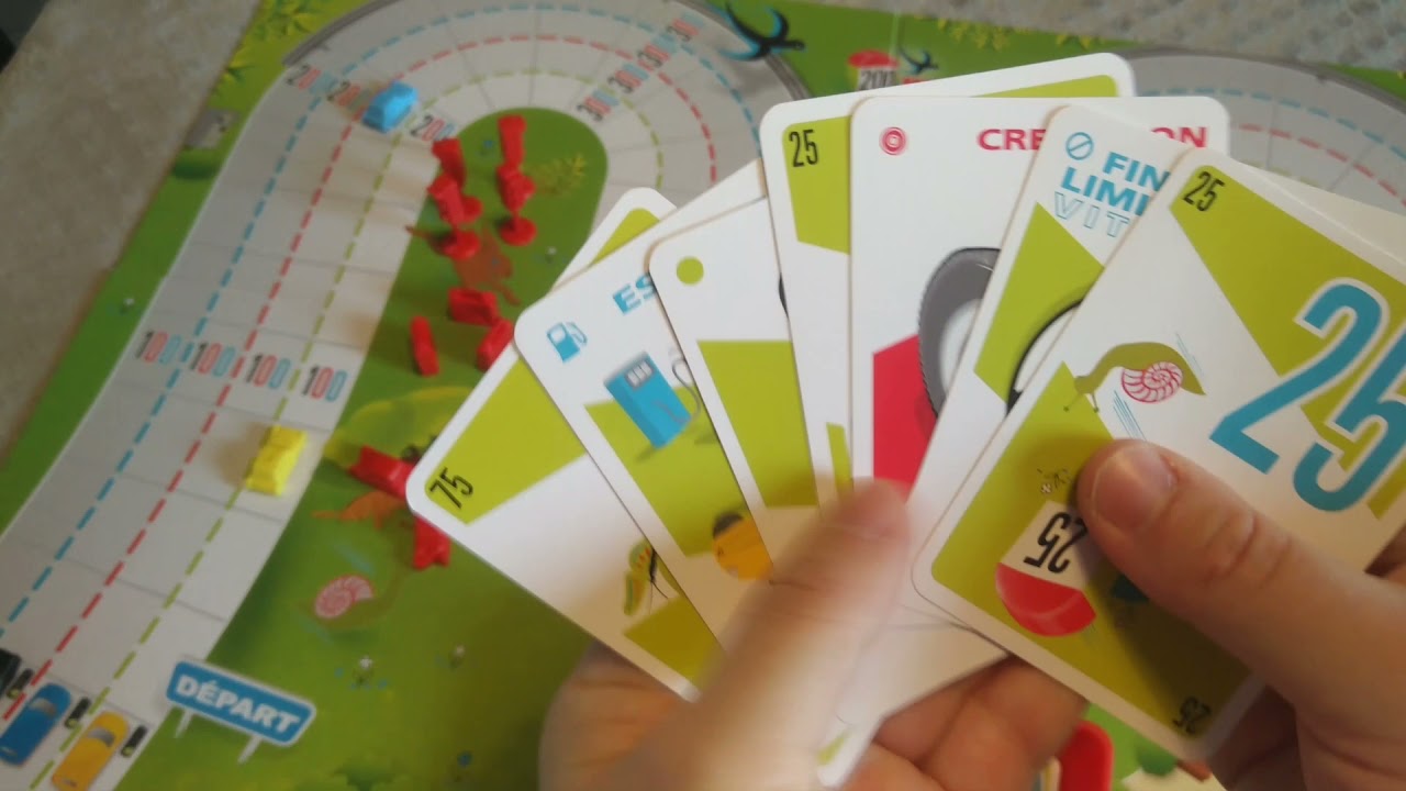 JEU MILLE BORNES SUR UN PLATEAU DUJARDIN