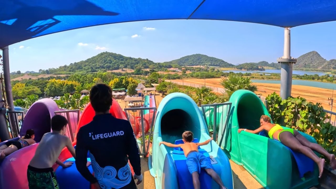 Mat Racer Water Slide at Ramayana Water Park Pattaya