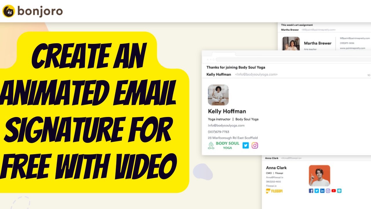 How to Create a Free Animated Email Signature with your Own Video