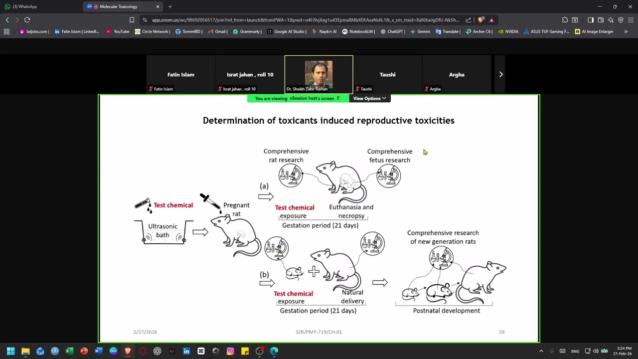 Dr. Sheikh Zahir Raihan Sir   27 feb 2026