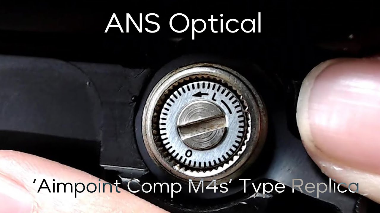 ANS Optical Aimpoint Comp M4s Replica Unbox
