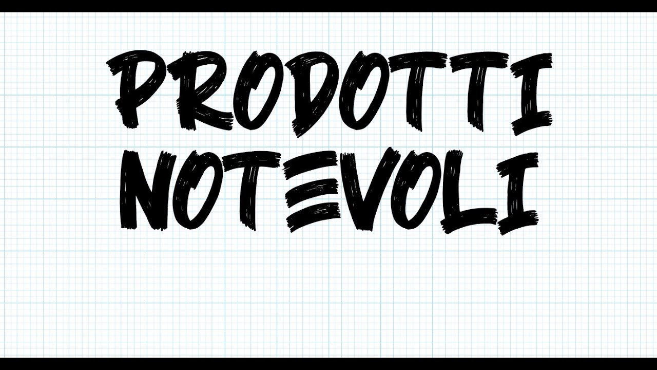 I prodotti notevoli