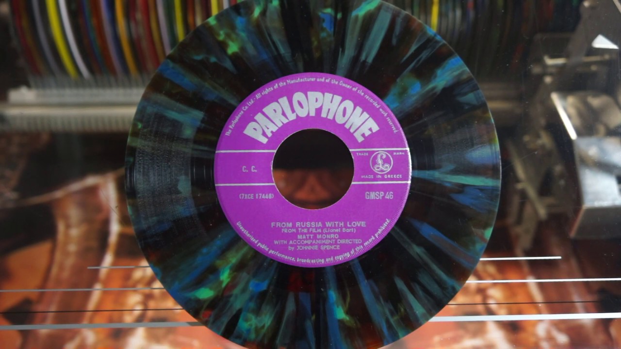 Jonnie's Jukebox Plays: From Russia With Love - Matt Monro 1963 -James Bond 007 Multicolour Record