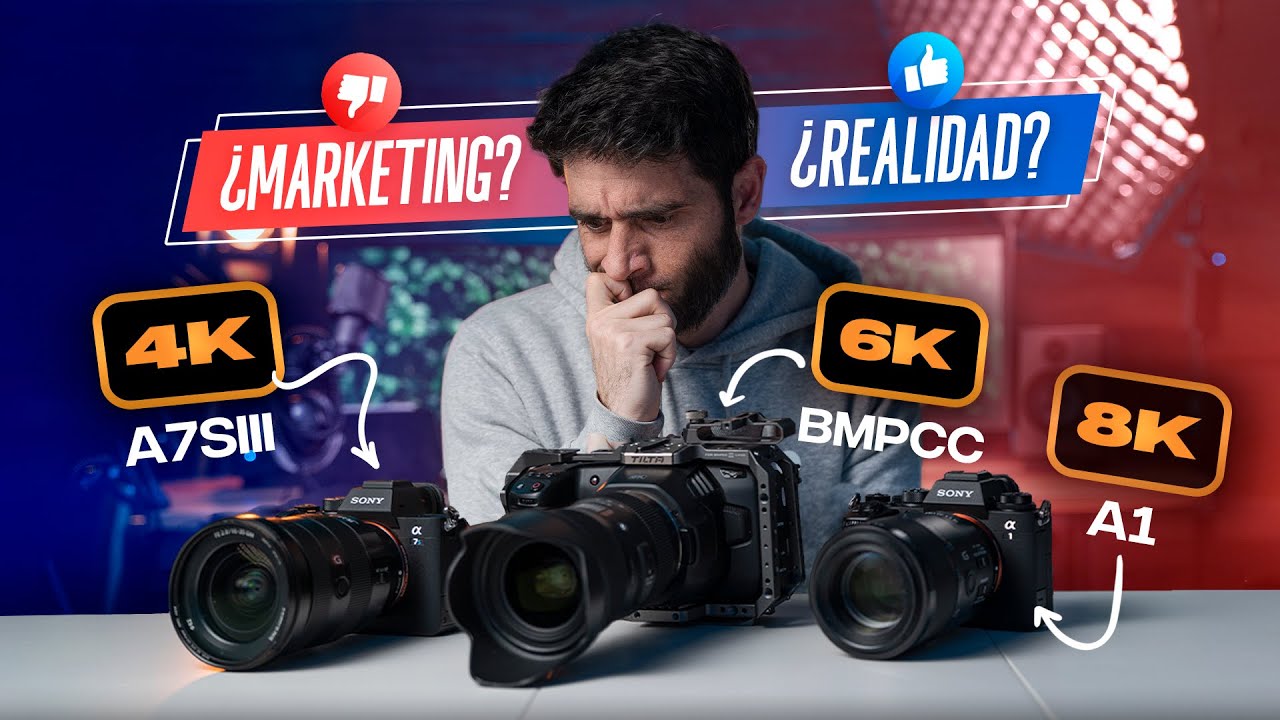 ¿MERECE la pena 8K? | A7SIII vs A1 vs BMPCC6K |