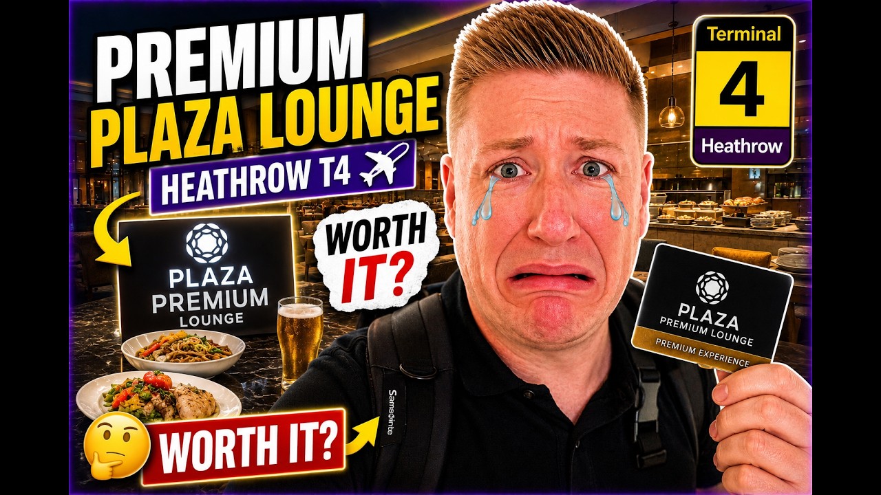 Premium Plaza Lounge Heathrow T4 WORTH IT?