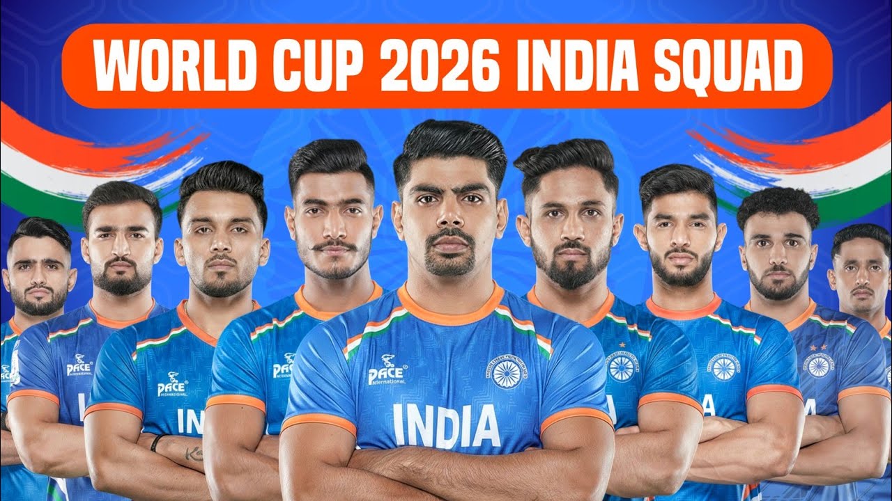 Kabaddi World Cup 2026 : India Best Possible Squad | Asian Games & KWC India Squad