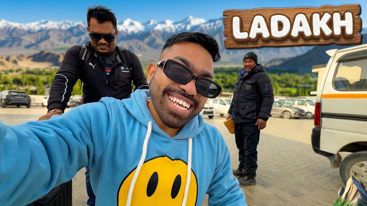 Ladakh Aa Gaye 😍⛰️ | Delhi To Leh Ladakh Trip ✈️