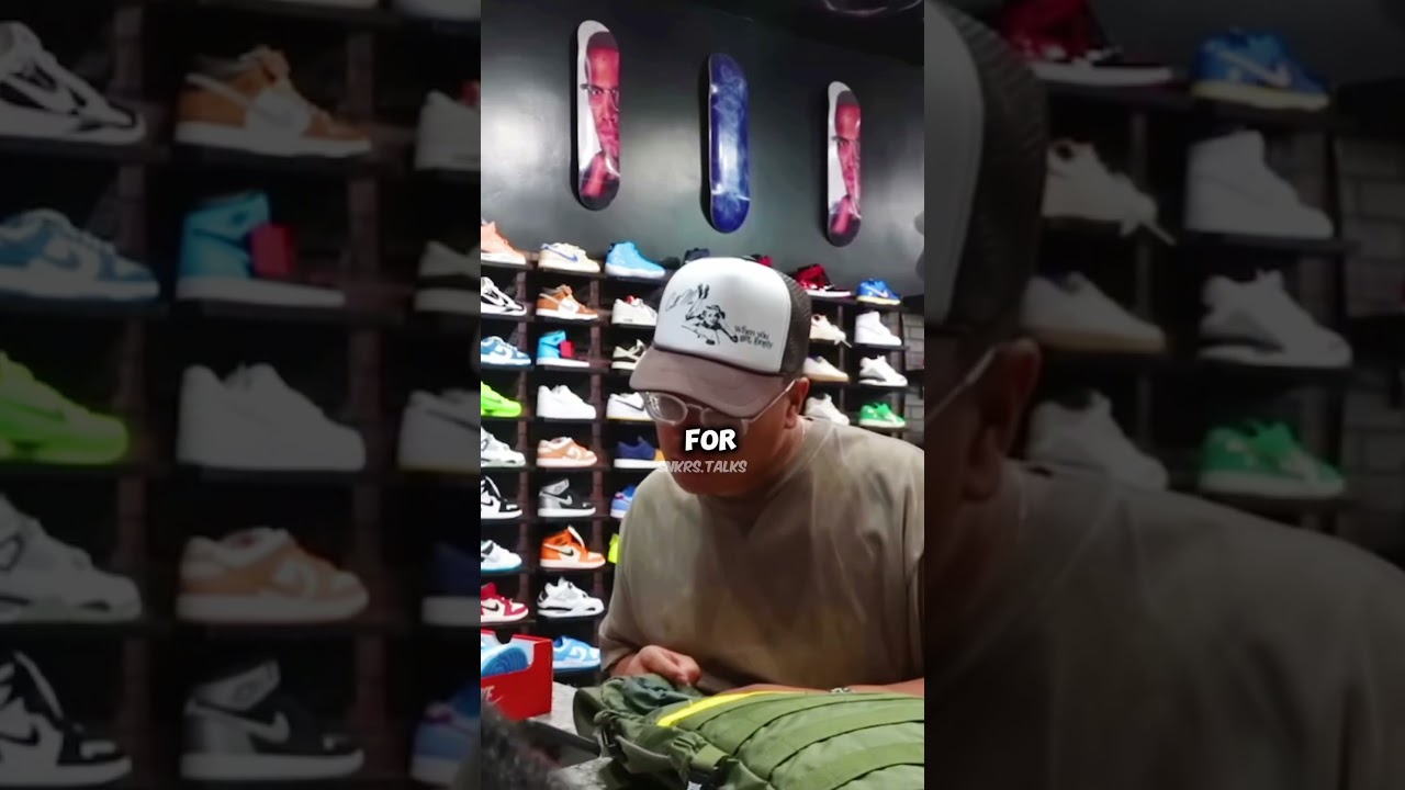 Boyfriend sells Ex-Girlfriend&rsquo;s Shoes❗️😂💀💀 #ramitheiconclips #sneakerchannel