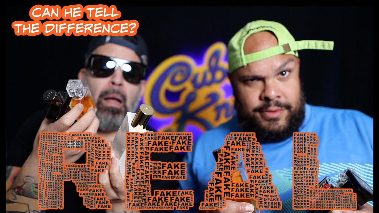REAL VS CLONE  BLINDFOLDED SMELL TEST WITH JAH