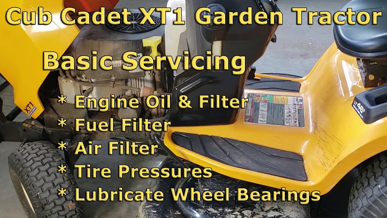 Cub Cadet XT1 Garden Tractor -  Basic Servicing