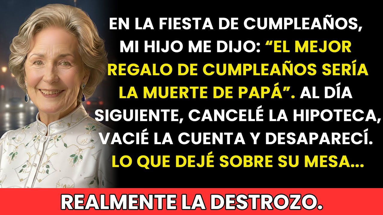 Mi hijo gritó: '¡Mamá, ojalá te murieras!' en su cumpleaños. - Así que desaparecí