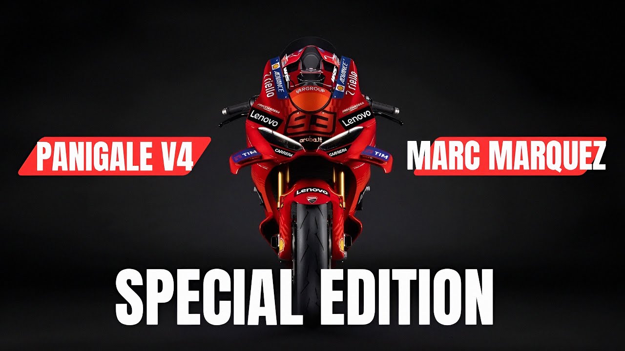 Ducati выпускает лимитированную серию Panigale V4 2025 года от Марка Маркеса! 🏍️💨🏆