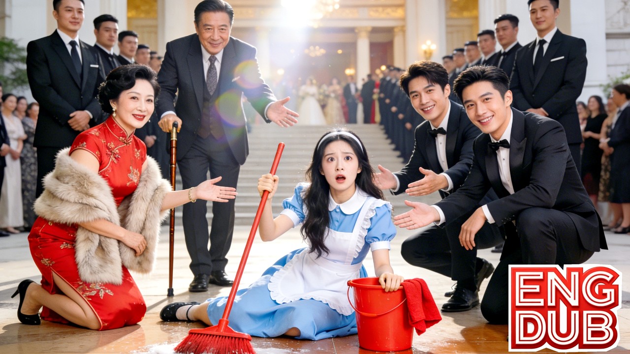 Poor Girl Treated Like Maid By Adoptive Family.Unexpectedly Her 3 CEO Brothers Take Her Home&Doted!