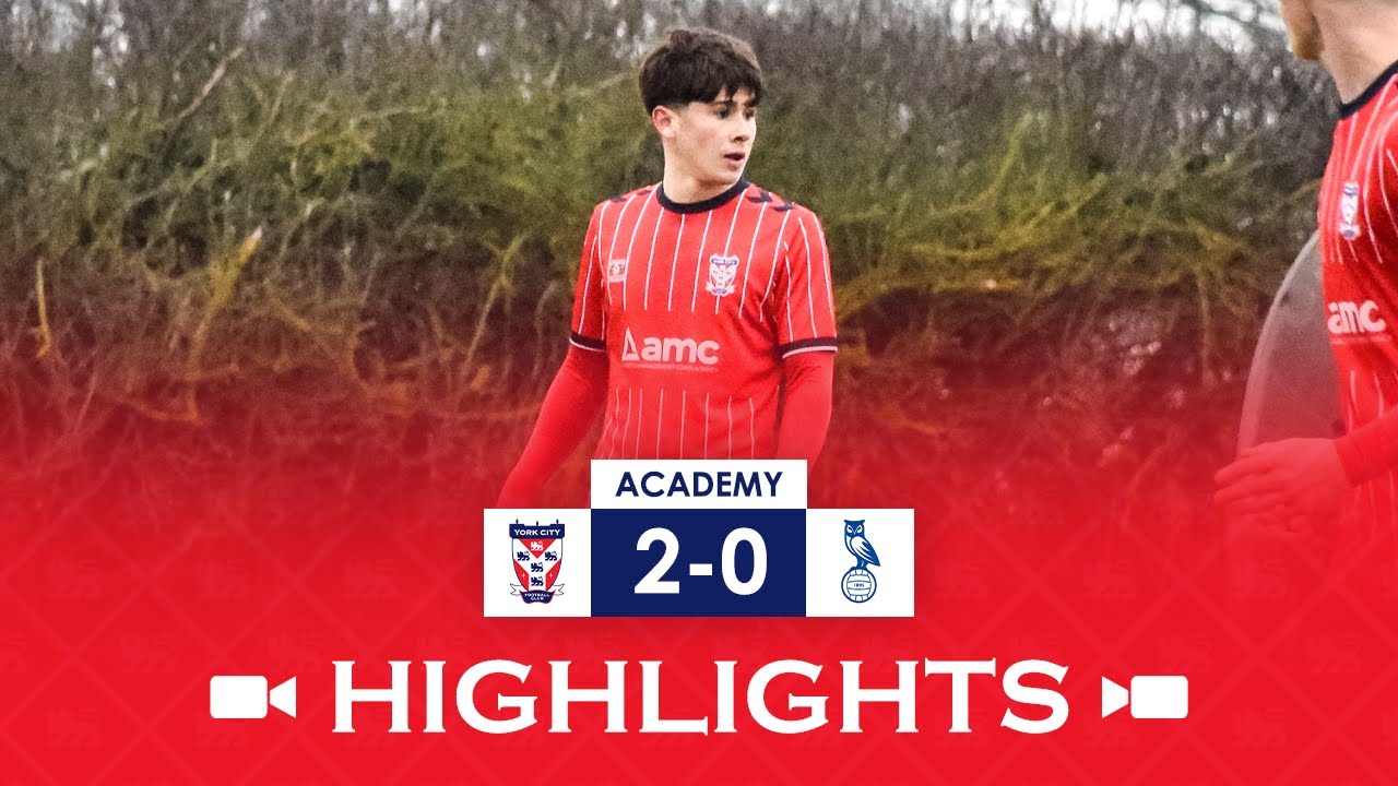 📺 U19s Match Highlights | York City U19s 2-0 Oldham Athletic | 2024/25
