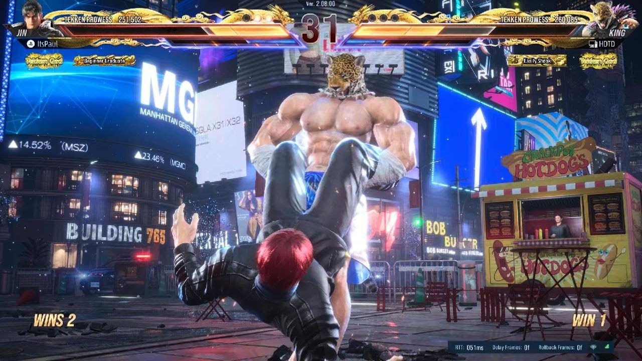 TEKKEN 8 | Jin rage mode against Tekken god King