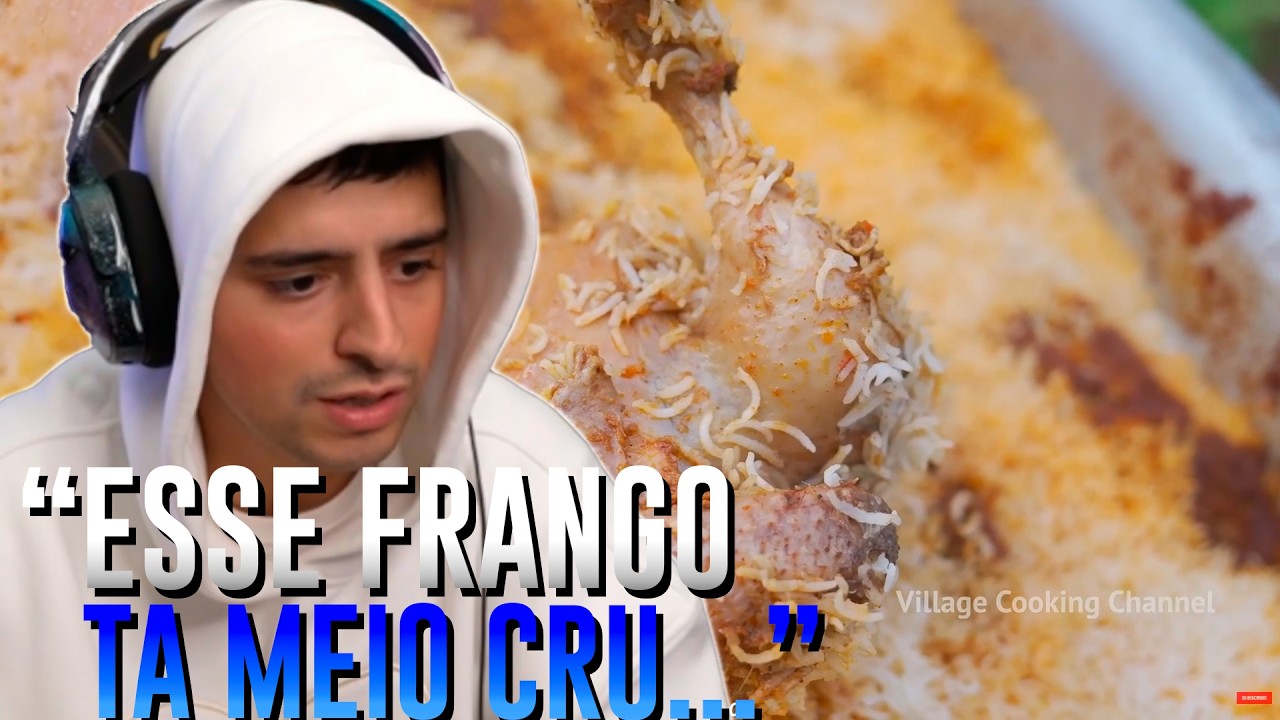 CORINGA REAGINDO A COMIDA INDIANA