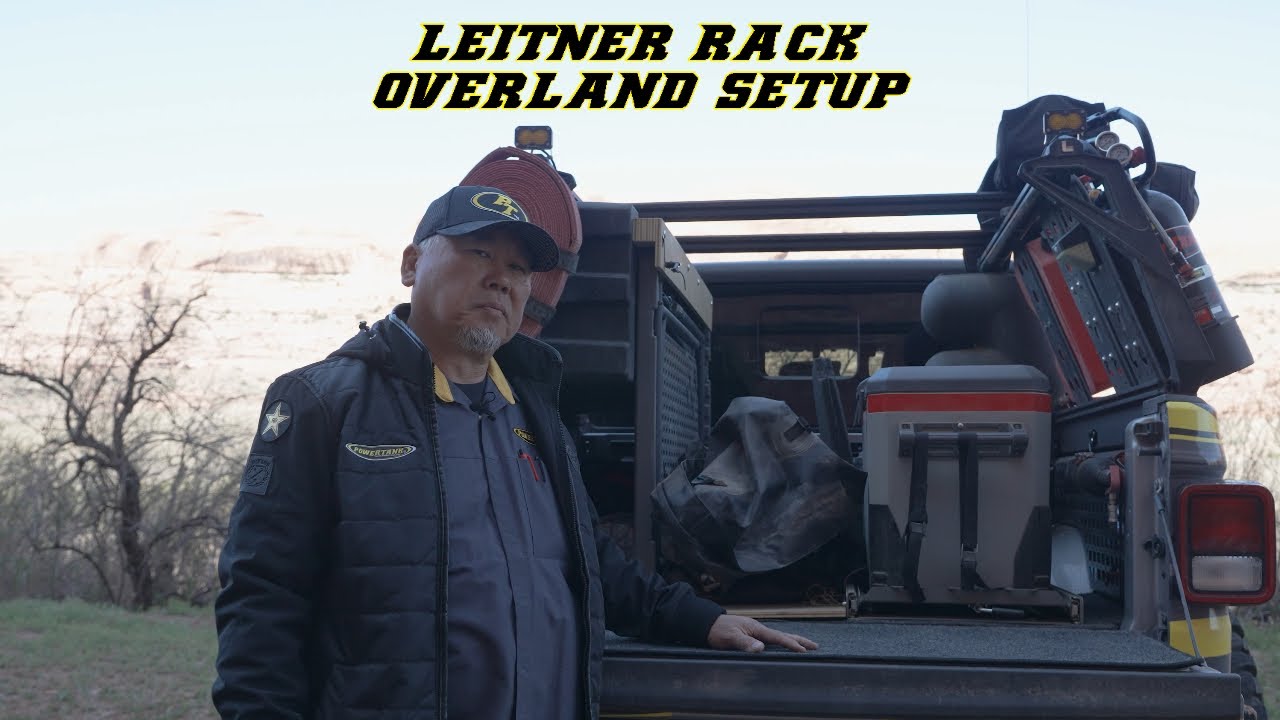 Jeep Gladiator Overland Bed Set-Up - Leitner Designs Bed Rack Loudout