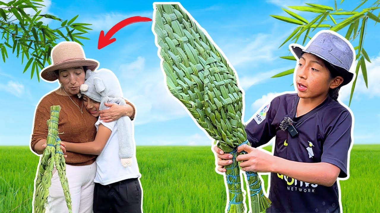 Así es como UVITAS hace un abanico natural para Doña Rosita? mira su reacción