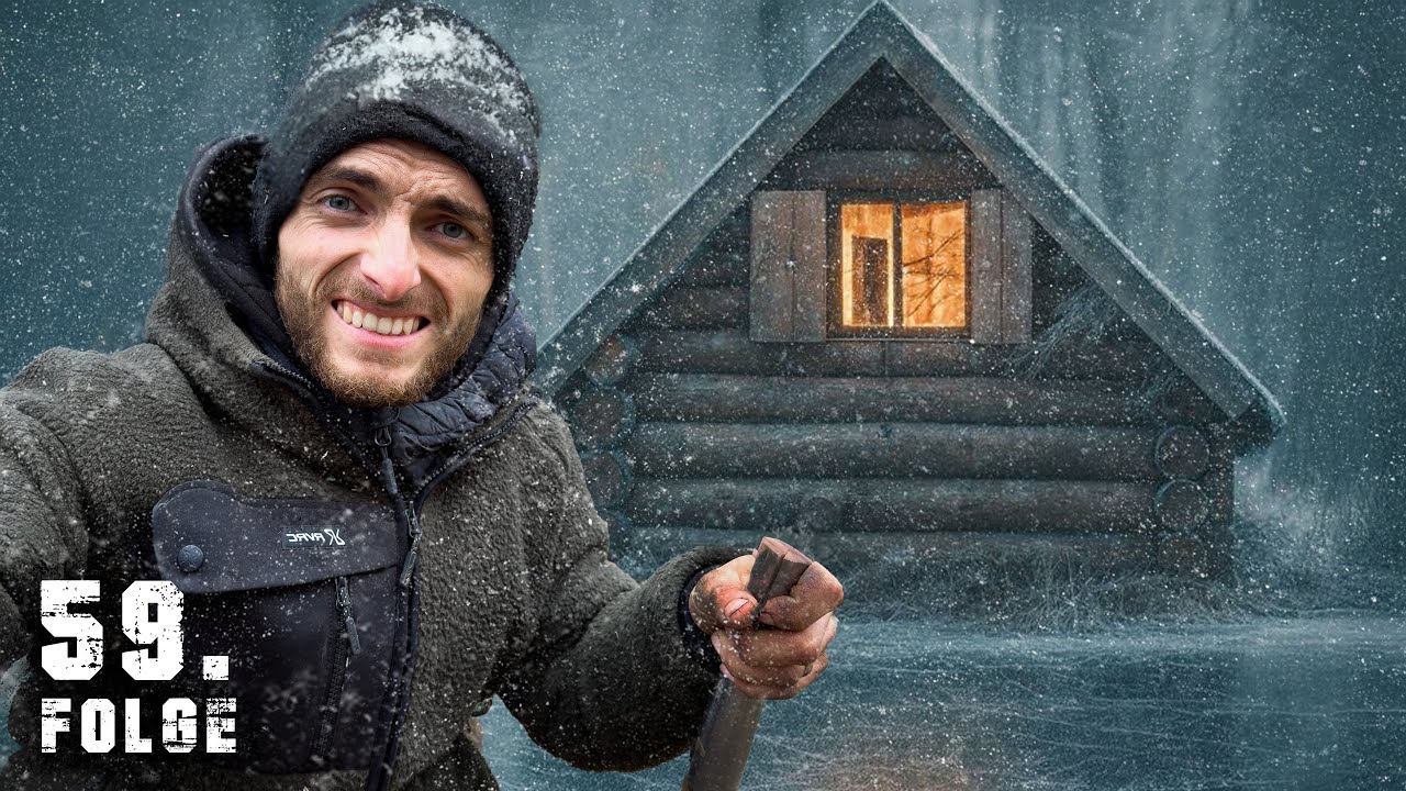 Der erste SCHNEE | Tag 59/100 autark