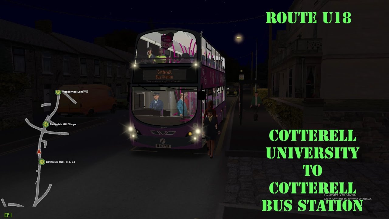 Omsi 2 Cotterell- U18 Uni to Bus Station- OmniNavigation (Volvo B9TL Voith)