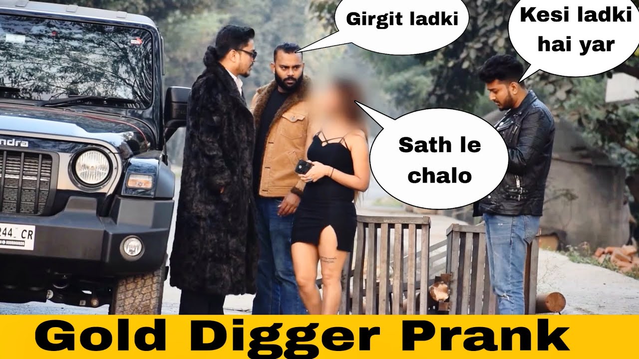Gold digger prank ( Part 2) with THAR top model | Pranks in INDIA | ANS Entertainment 2023