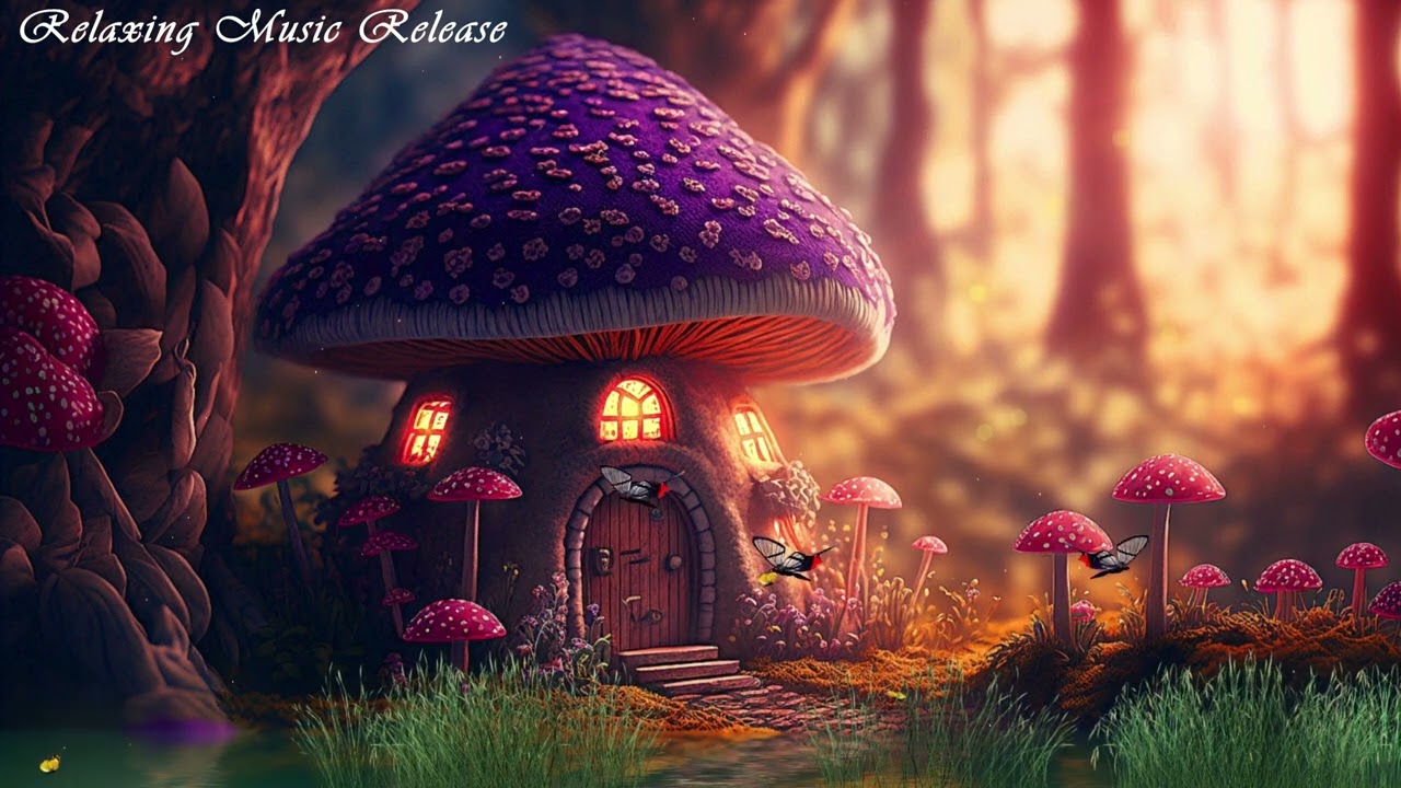 Fantasy Fairy  Forest Video With Beautiful Fairy Music Ambience Soft Music To Write Sleep Meditation
