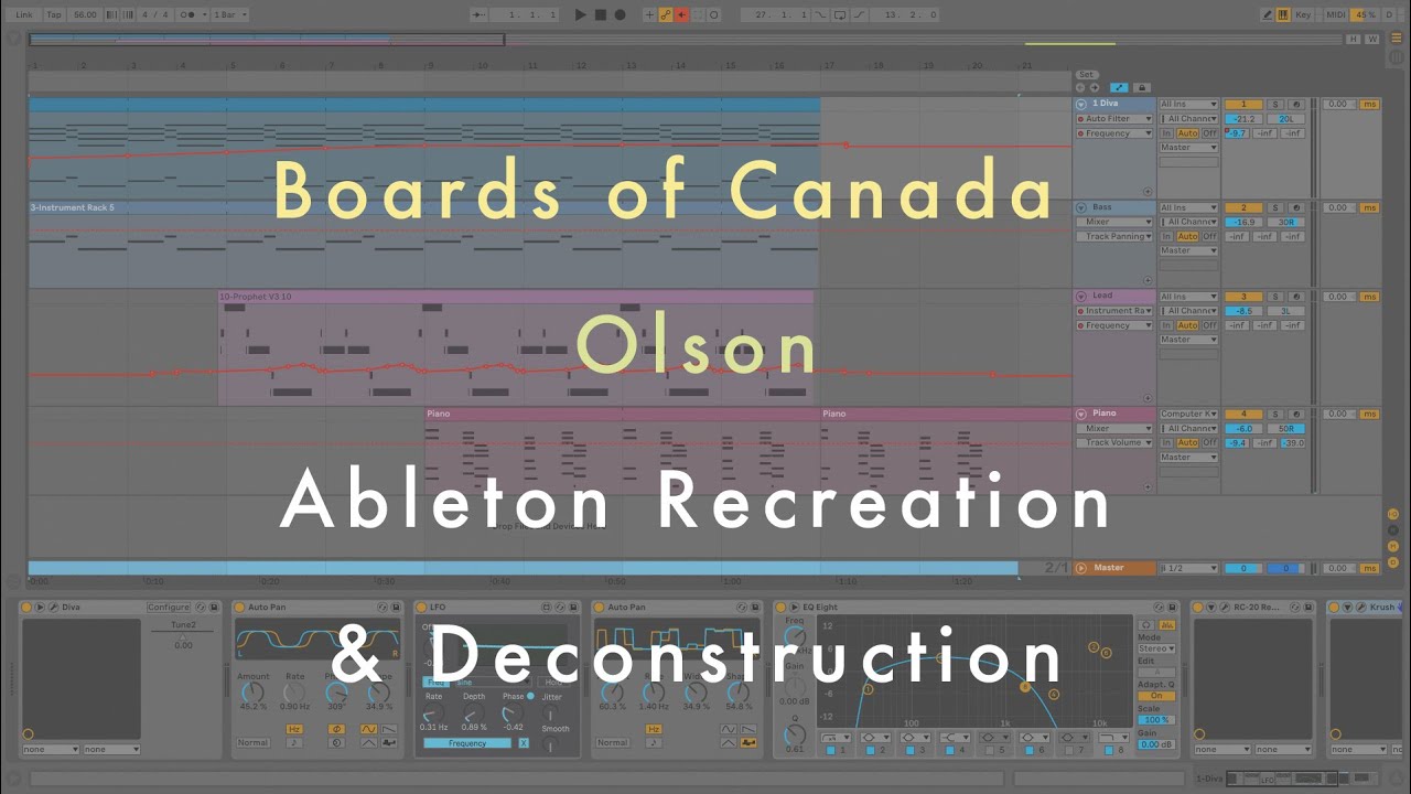 Boards of Canada - Olson (Ableton Live Recreation / Deconstruction)