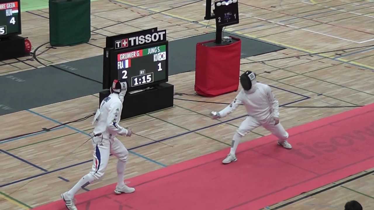 Grand Prix de Bern 2011: Gaulthier GRUMIER vs. JUNG (KOR)