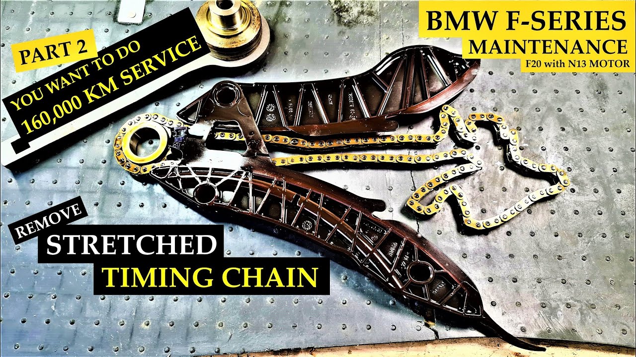 Remove TIMING CHAIN & VALVE COVER - 160tkm service PART 2 - BMW F20 engine N13