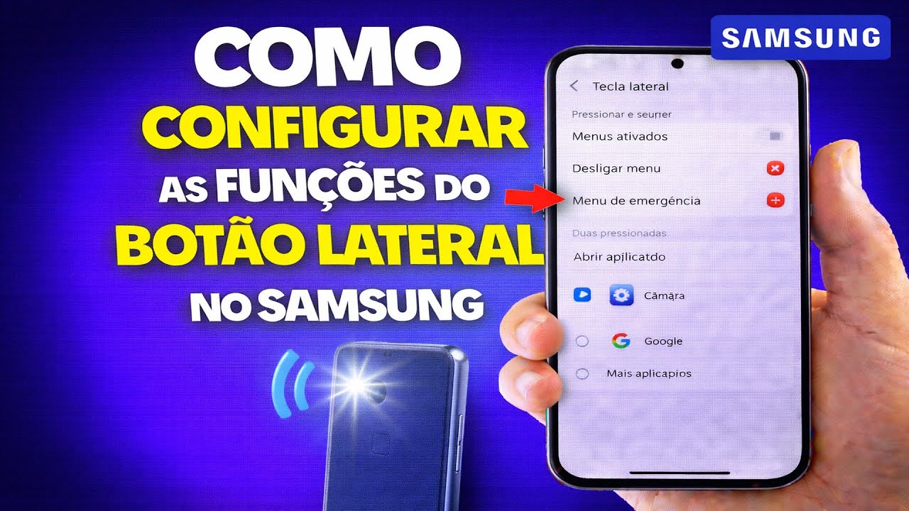 COMO CONFIGURAR AS FUNÇÕES DO BOTÃO LATERAL NO SAMSUNG