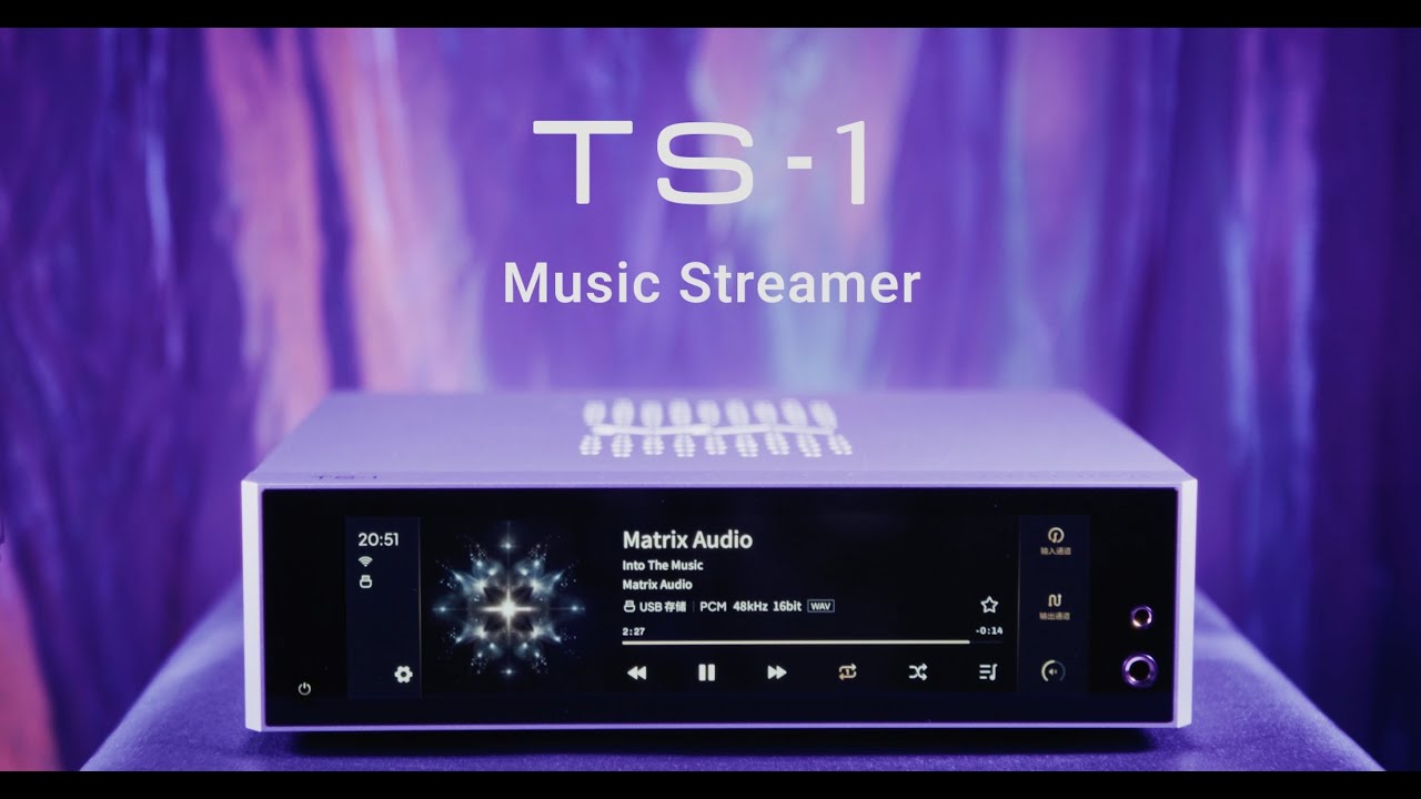 Matrix Audio TS-1 Music Streamer has been officially released✨