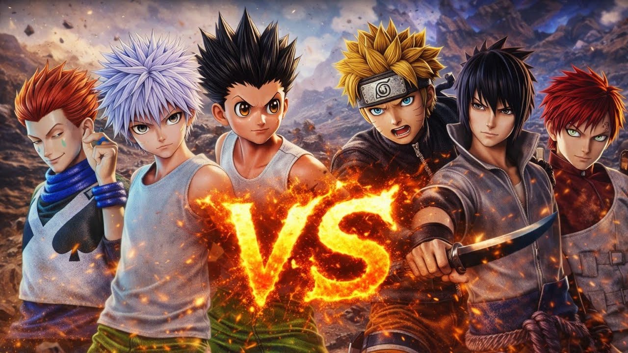 JUMP FORCE ! Team Hunter Hunter VS Team Nartuto! Ultimate Anime Battle ⚔️ #jumpforce #animebattle 