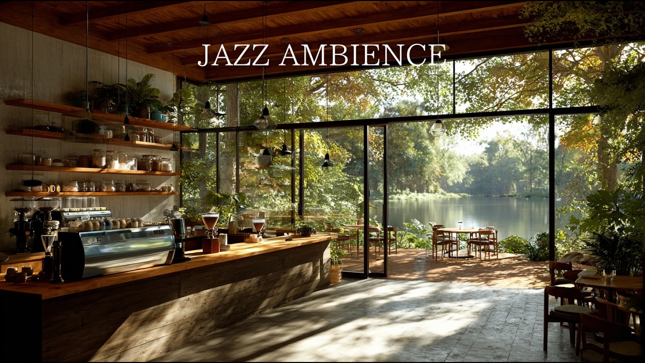 Quiet Jazz Room Ambience | Jazz Music for a Cozy Outdoor Café Atmosphere