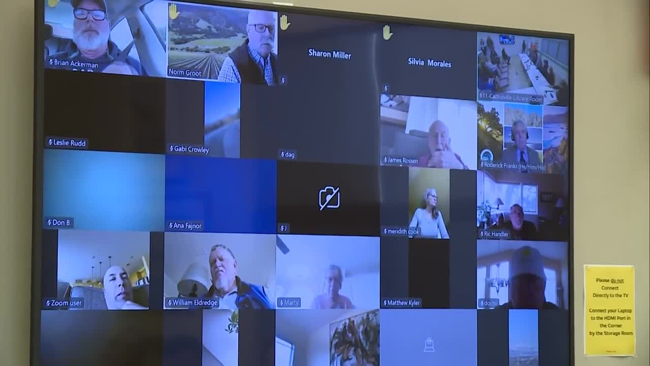 County of Monterey holds emergency meeting over Moss Landing fire