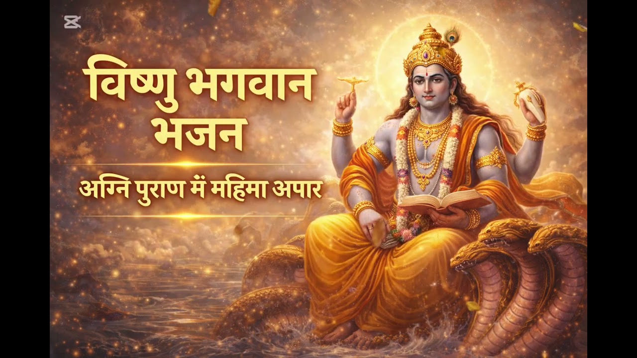 विष्णु भगवान भजन | Agni Puran Inspired Vishnu Bhajan | Narayan Bhakti Song for Peace & Protection