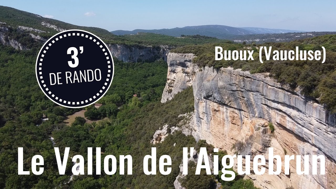 3 minutes de rando... sur le Vallon de l'Aiguebrun (Buoux, Luberon, Vaucluse)