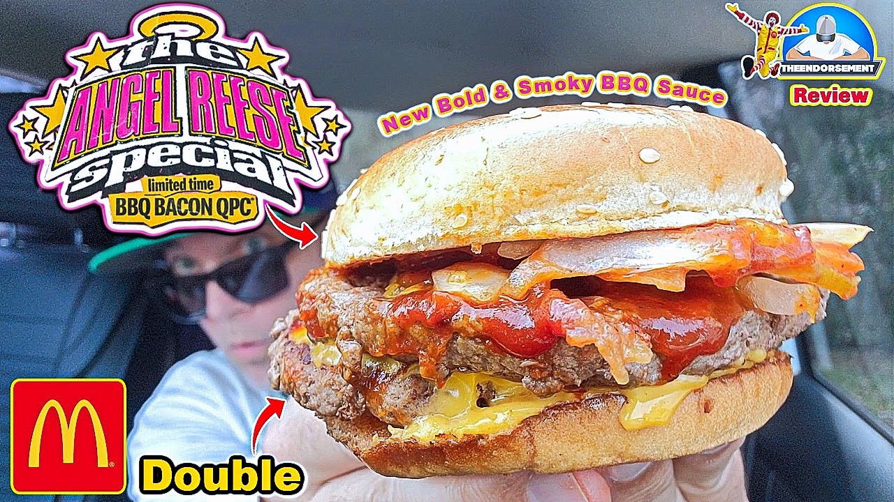 McDonald's® BBQ Bacon Quarter Pounder With Cheese Review! 🥓🍔 | Angel Reese Special! | theendorsement
