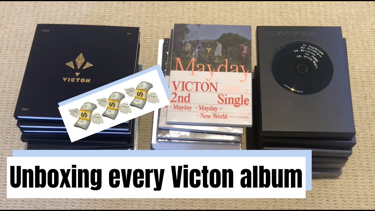 Unboxing every Victon album! From debut to Mayday
