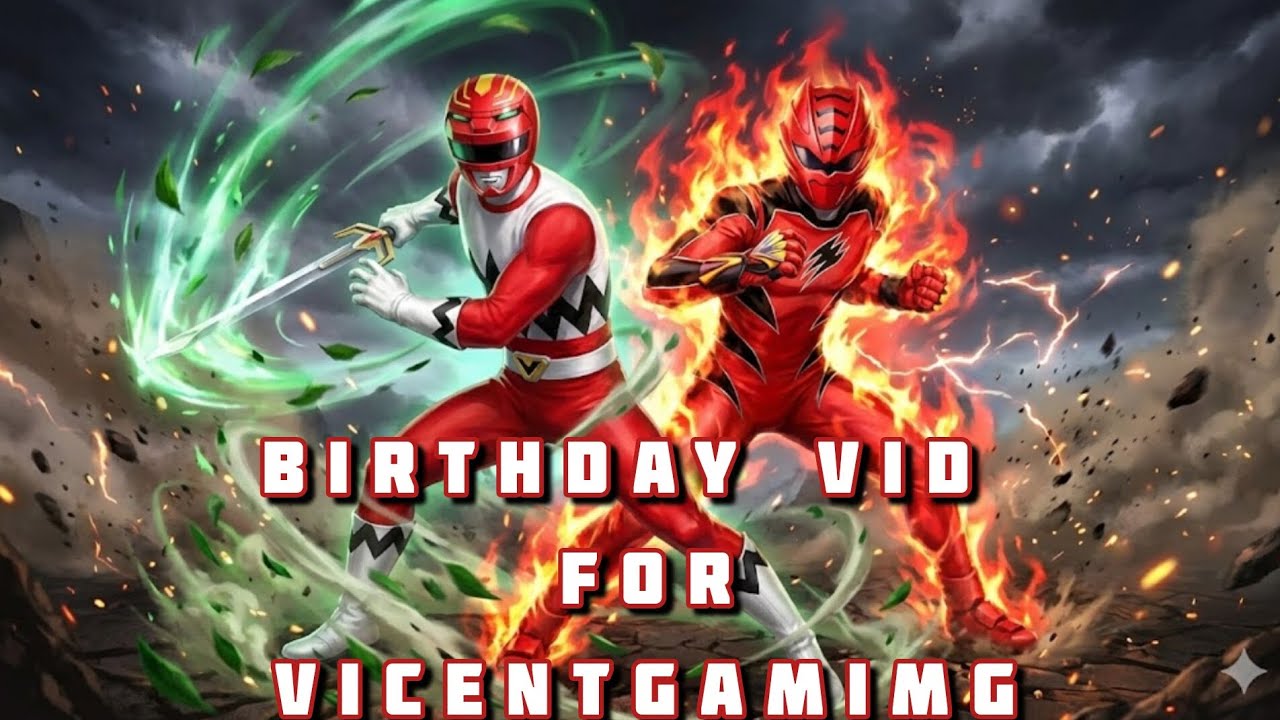 Power Rangers Legacy Wars Birthday vid for VincentGaming