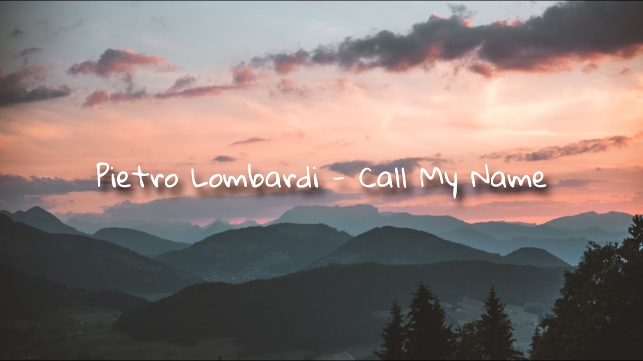 Pietro Lombardi - Call My Name (Slowed & Reverb)