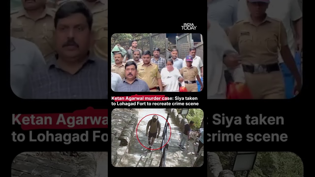 Ketan Agarwal Murder Case: Accused Siya Taken To Lohagad Fort For Crime Scene Recreation #shorts