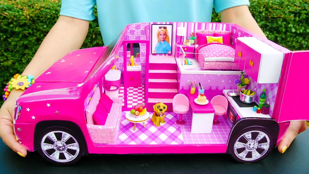 DIY Miniature Cardboard House Car Style