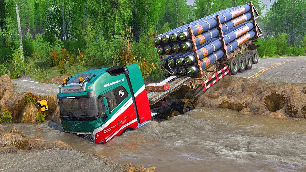 IMPOSSIBLE Truck vs Deadly Flood - You Won't Believe What Happens!