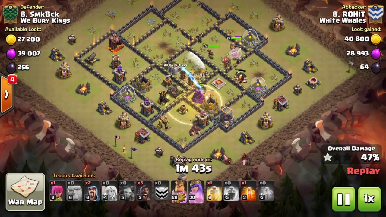 Clash of Clans TH9 HGHB 3 STAR ATTACK